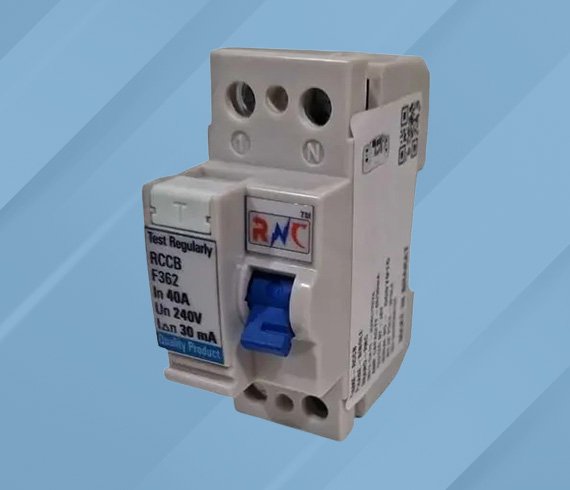 RCCB 40 Amp 30mA. 2 Pole